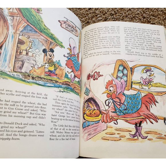 1970s Walt Disney Fantasy On Parade Illustrations Golden Press Childrens Stories - Picture 6 of 11